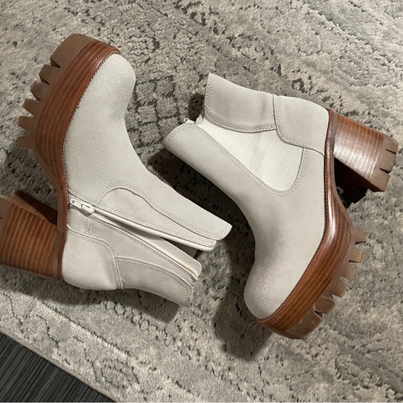 Jeffrey Campbell New Free People Preston Platform Lug Heel Size 10 Boots Booties - Picture 2 of 11